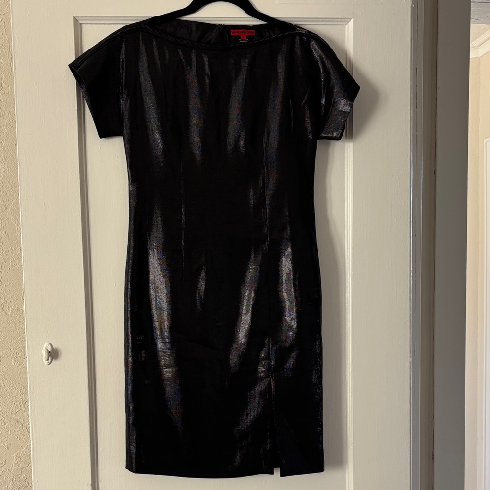 Vivienne Tam‎ Shiny Black Mini Dress